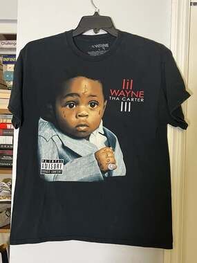 Lil Wayne Tha Carter III Album Cover Graphic T-Shirt